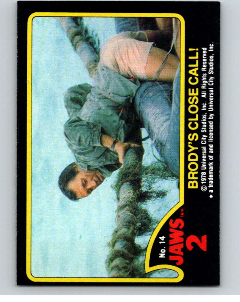 1978 Jaws 2 #14 Brody's Close Call V78433 Image 1