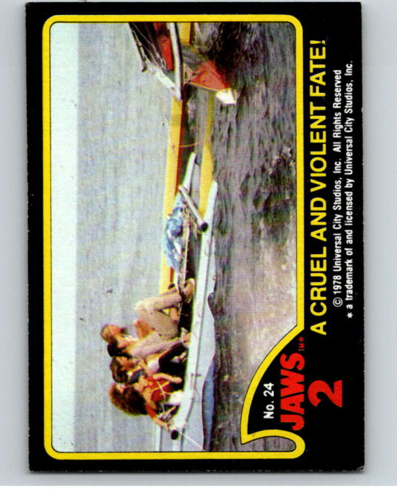 1978 Jaws 2 #24 A Cruel and Violent Fate V78438 Image 1