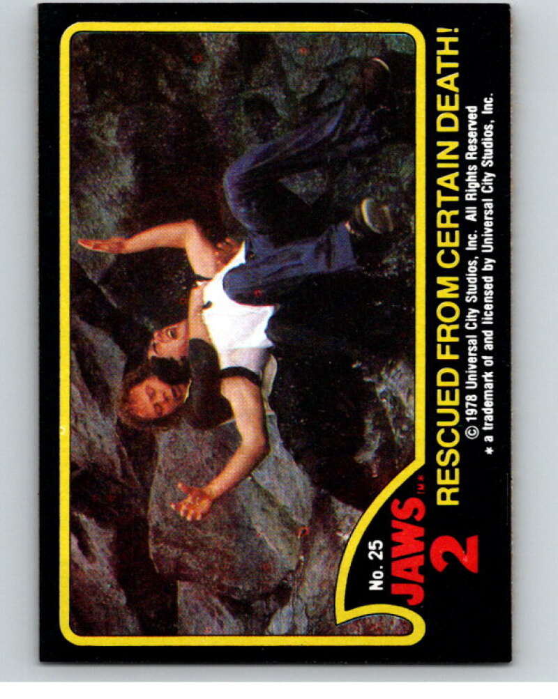 1978 Jaws 2 #25 Rescued from Certain Death V78439 Image 1
