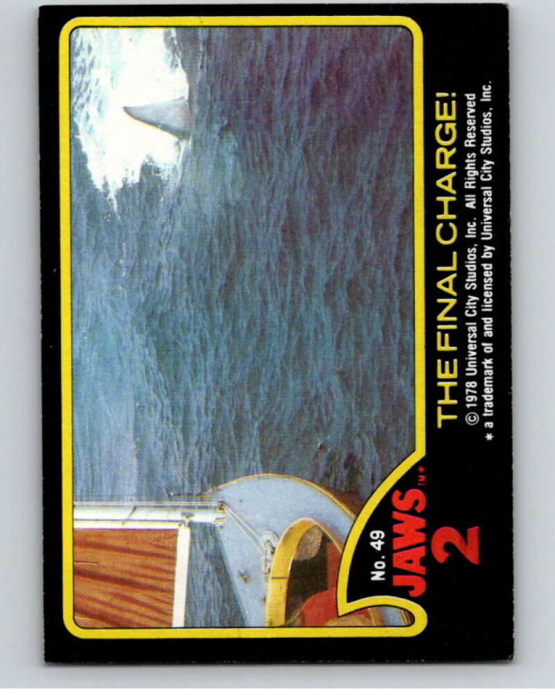 1978 Jaws 2 #49 The Final Charge V78445 Image 1