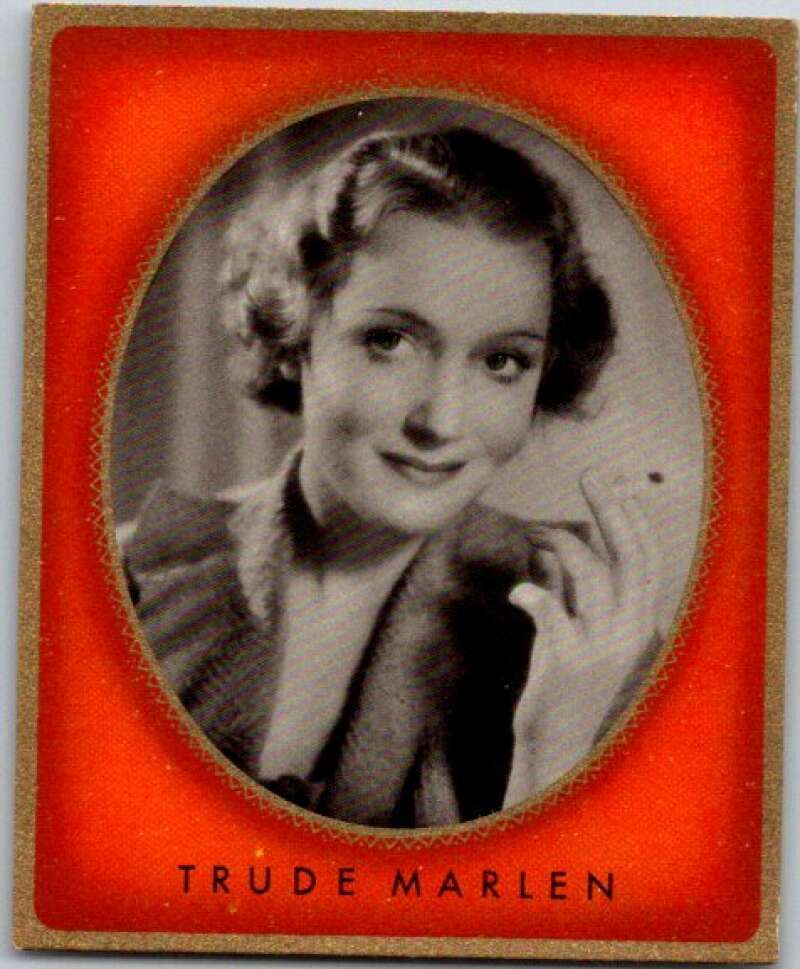1936 Cigaretten Bunte Filmbilder #230 Trude Marlen V78460 Image 1