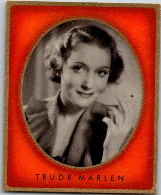 1936 Cigaretten Bunte Filmbilder #230 Trude Marlen  V78460 Image 1