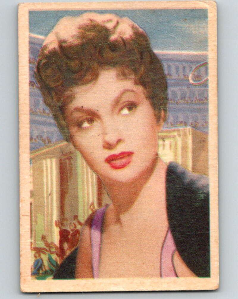 1955 Movie and TV Stars #43 Gina Lollobrigida V78505 Image 1