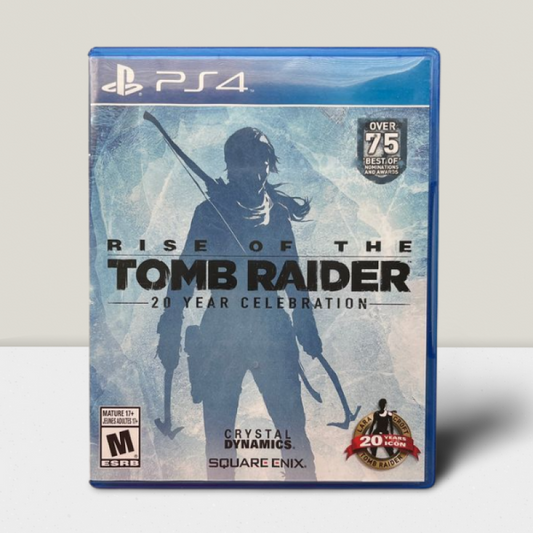 PS4 Rise of the Tomb Raider 20 Year Celebration Video Game - Tested No Issues Image 1