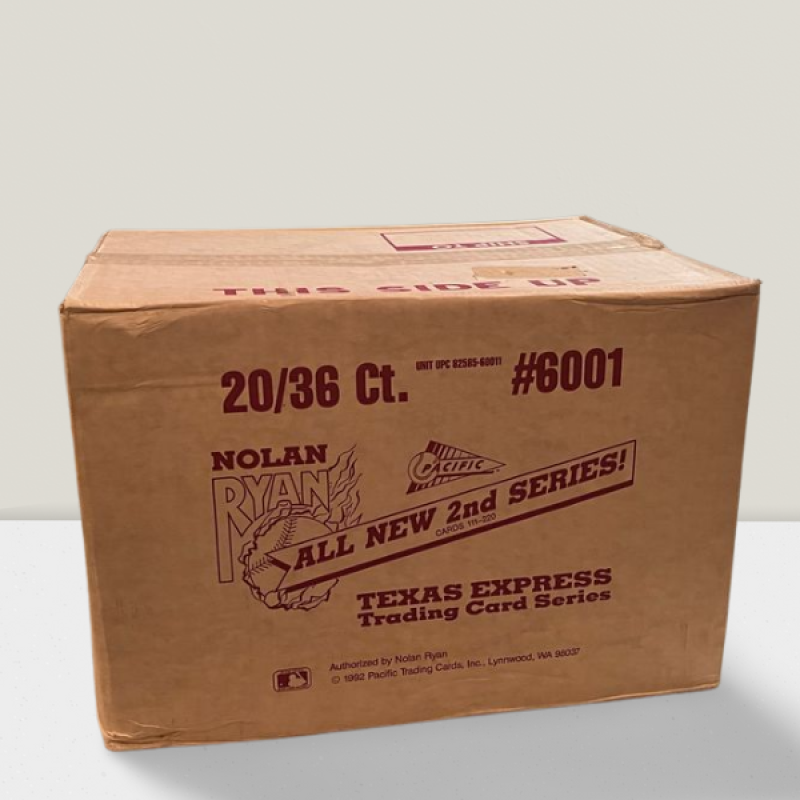 1992 Pacific Nolan Ryan Texas Express Series 2 Baseball Hobby Wax 20 Box CASE Image 1