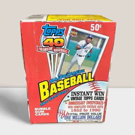 1991 Topps Baseball Hobby Wax Box - 36 Packs Per Box Image 1