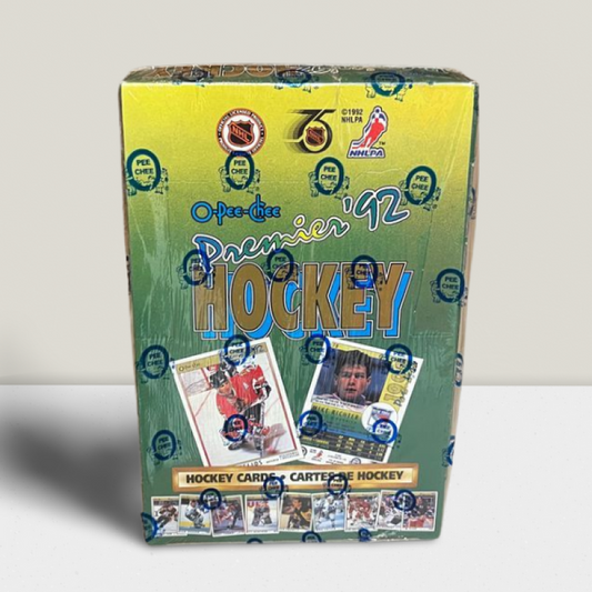 1991-92 O-Pee-Chee Premier Hockey Hobby Box - 36 Packs Per Box Image 1