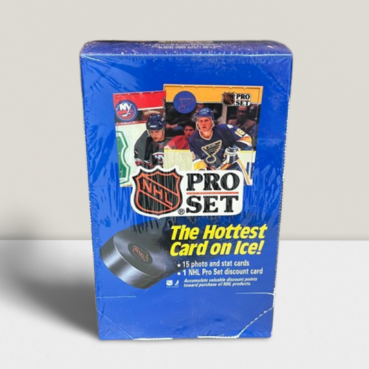 1990-91 Pro Set Series 1 Hockey Hobby Box - 36 Packs Per Box Image 1