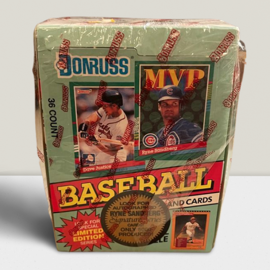 1991 Donruss Series 2 Baseball MLB Box - 36 Sealed Packs Per Box Image 1