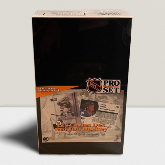 1991-92 Pro Set French Hockey Hobby Box - 36 Packs Per Box Image 1