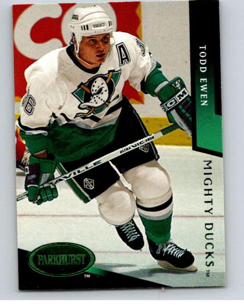 1993-94 Parkhurst Emerald Ice #5 Todd Ewen Anaheim Ducks V78755 Image 1