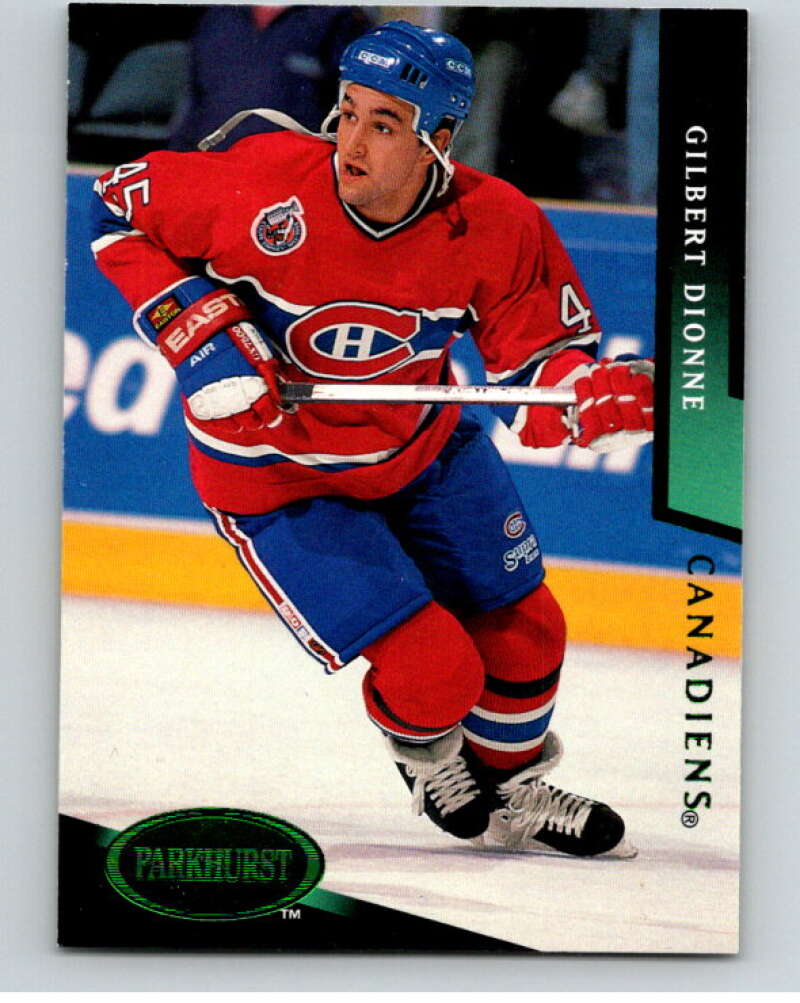 1993-94 Parkhurst Emerald Ice #101 Gilbert Dionne Montreal Canadiens V78761 Image 1