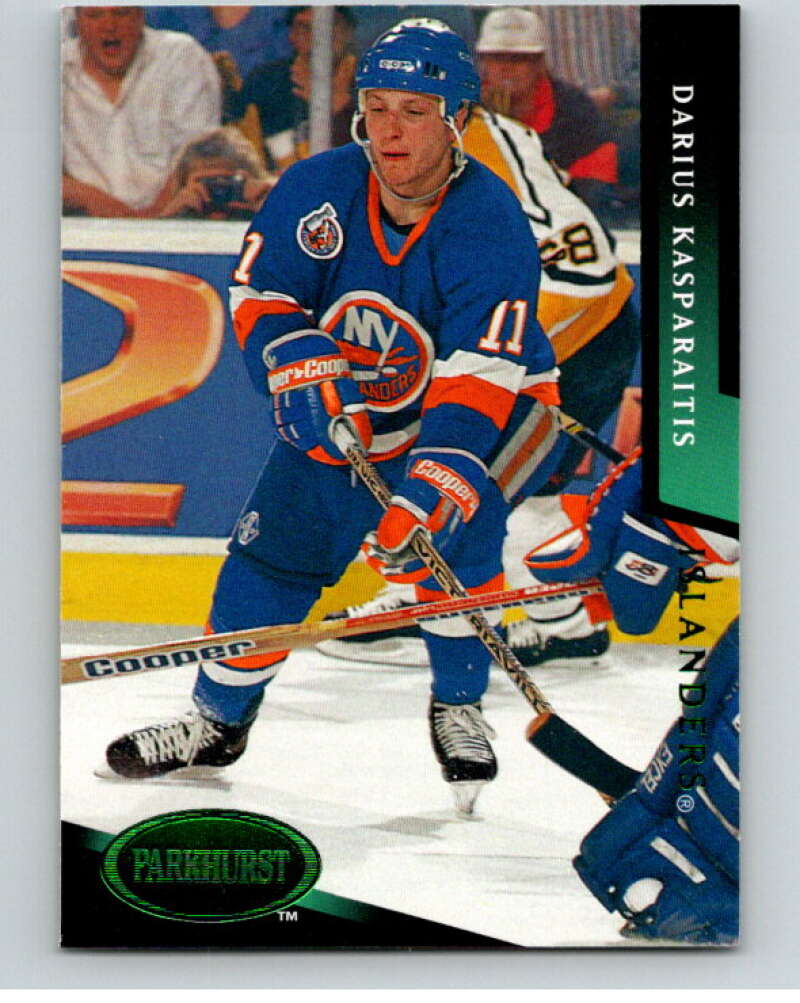 1993-94 Parkhurst Emerald Ice #122 Darius Kasparaitis Islanders V78764 Image 1