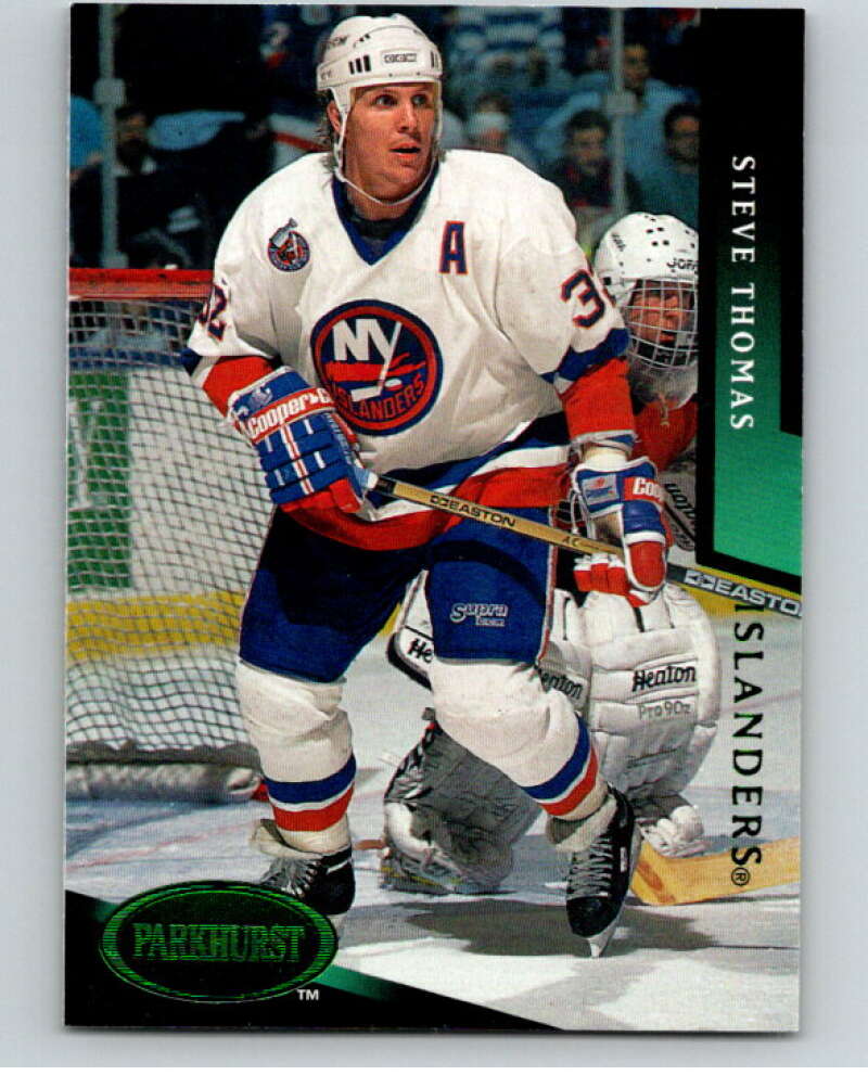 1993-94 Parkhurst Emerald Ice #124 Steve Thomas New York Islanders V78765 Image 1