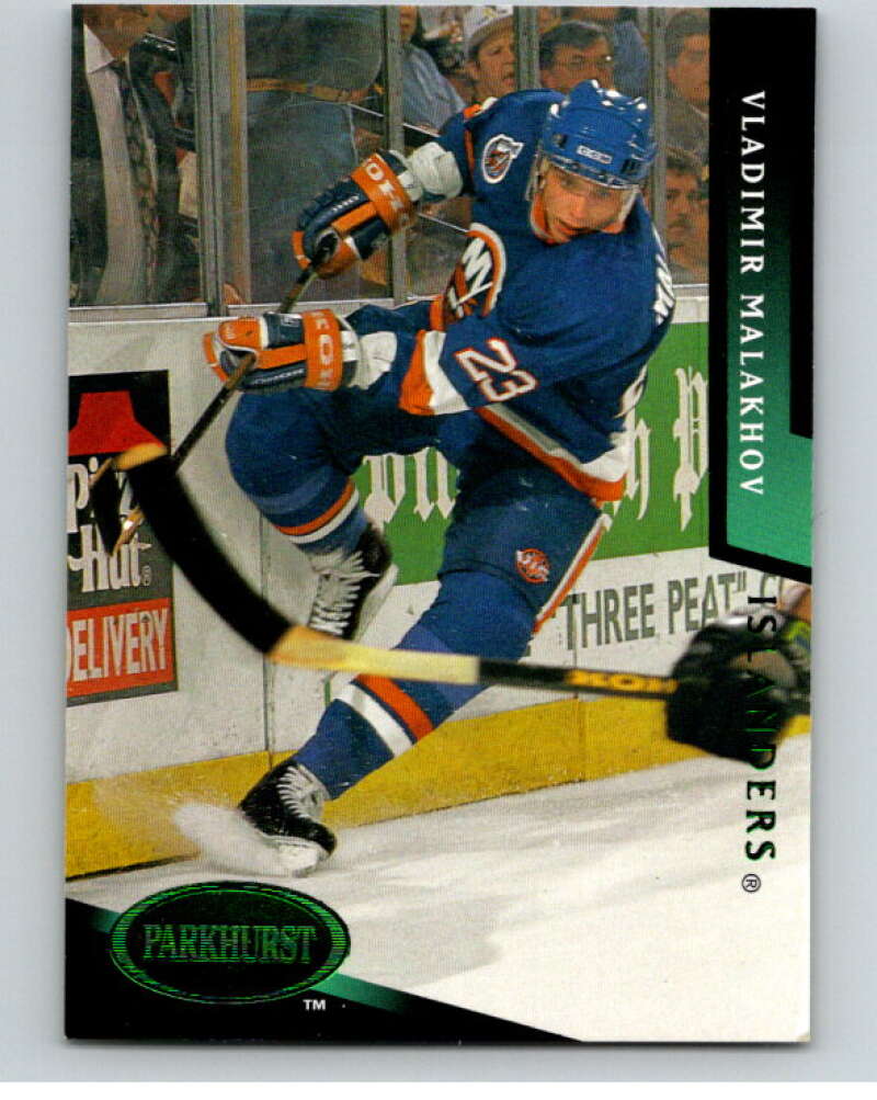 1993-94 Parkhurst Emerald Ice #125 Vladimir Malakhov Islanders V78766 Image 1