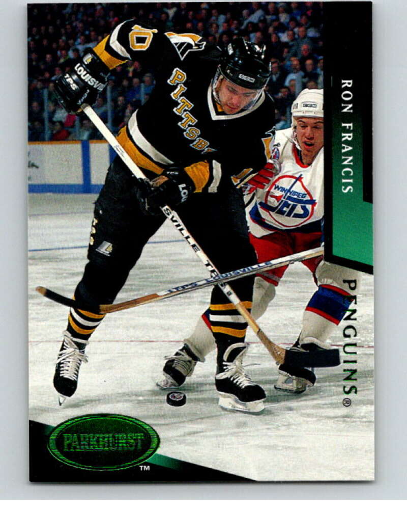 1993-94 Parkhurst Emerald Ice #160 Ron Francis Pittsburgh Penguins V78770 Image 1