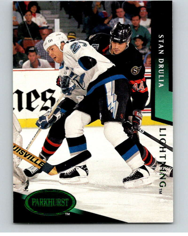 1993-94 Parkhurst Emerald Ice #191 Stan Drulia Tampa Bay Lightning V78774 Image 1