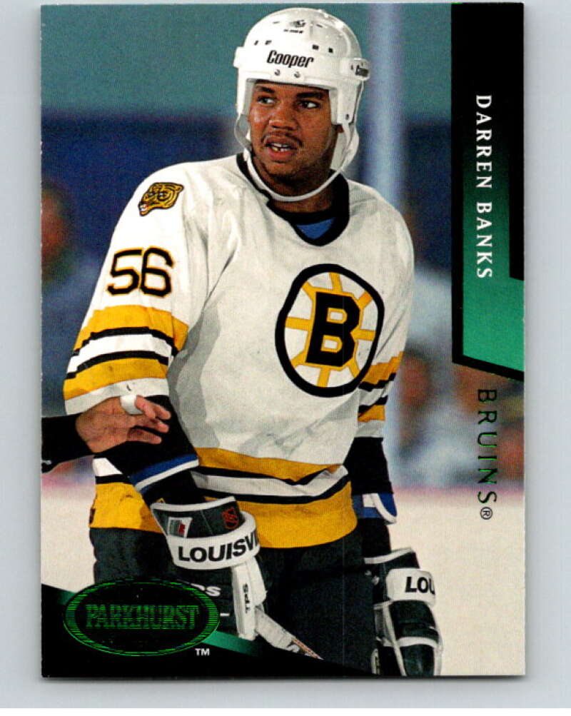 1993-94 Parkhurst Emerald Ice #286 Darren Banks Boston Bruins V78779 Image 1