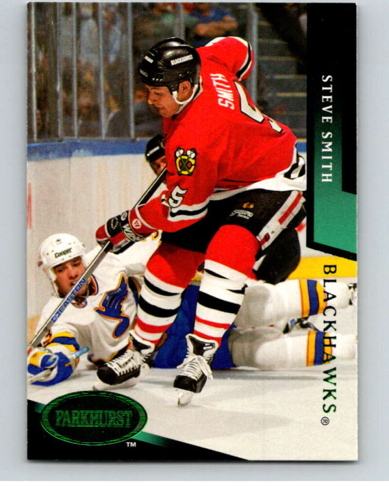 1993-94 Parkhurst Emerald Ice #310 Steve Smith Chicago Blackhawks V78781 Image 1