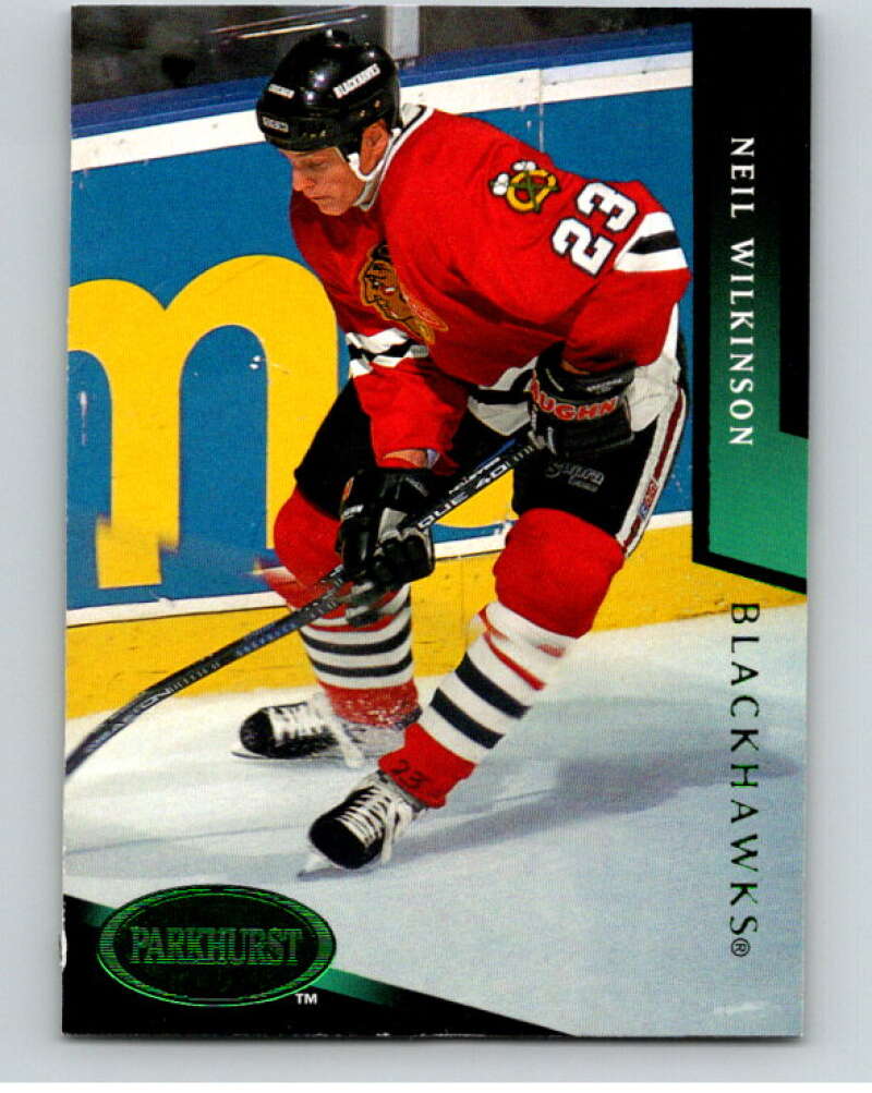 1993-94 Parkhurst Emerald Ice #315 Neil Wilkinson Blackhawks V78783 Image 1