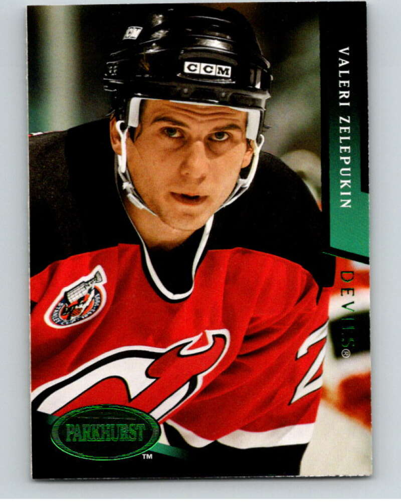 1993-94 Parkhurst Emerald Ice #383 Valeri Zelepukin New Jersey Devils V78791 Image 1