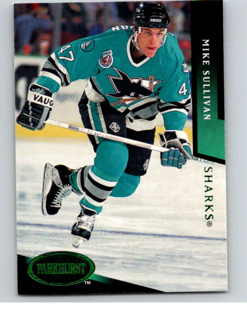 1993-94 Parkhurst Emerald Ice #454 Mike Sullivan San Jose Sharks V78806 Image 1