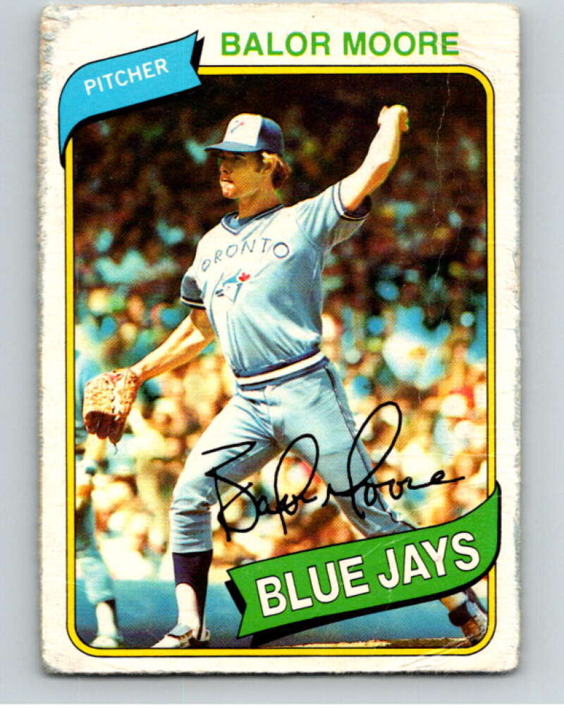 1980 O-Pee-Chee #6 Balor Moore Toronto Blue Jays V78817 Image 1