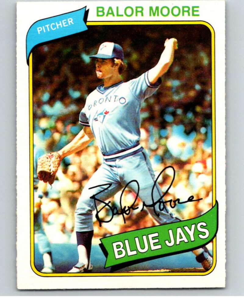 1980 O-Pee-Chee #6 Balor Moore Toronto Blue Jays V78818 Image 1