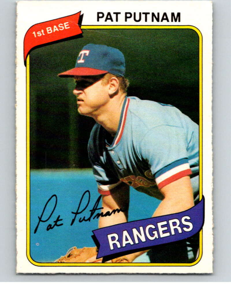 1980 O-Pee-Chee #8 Pat Putnam Texas Rangers V78822 Image 1