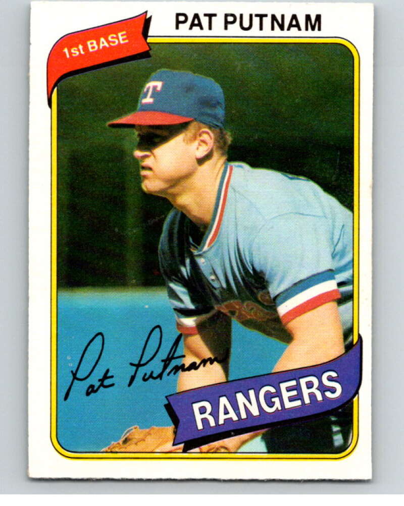 1980 O-Pee-Chee #8 Pat Putnam Texas Rangers V78823 Image 1