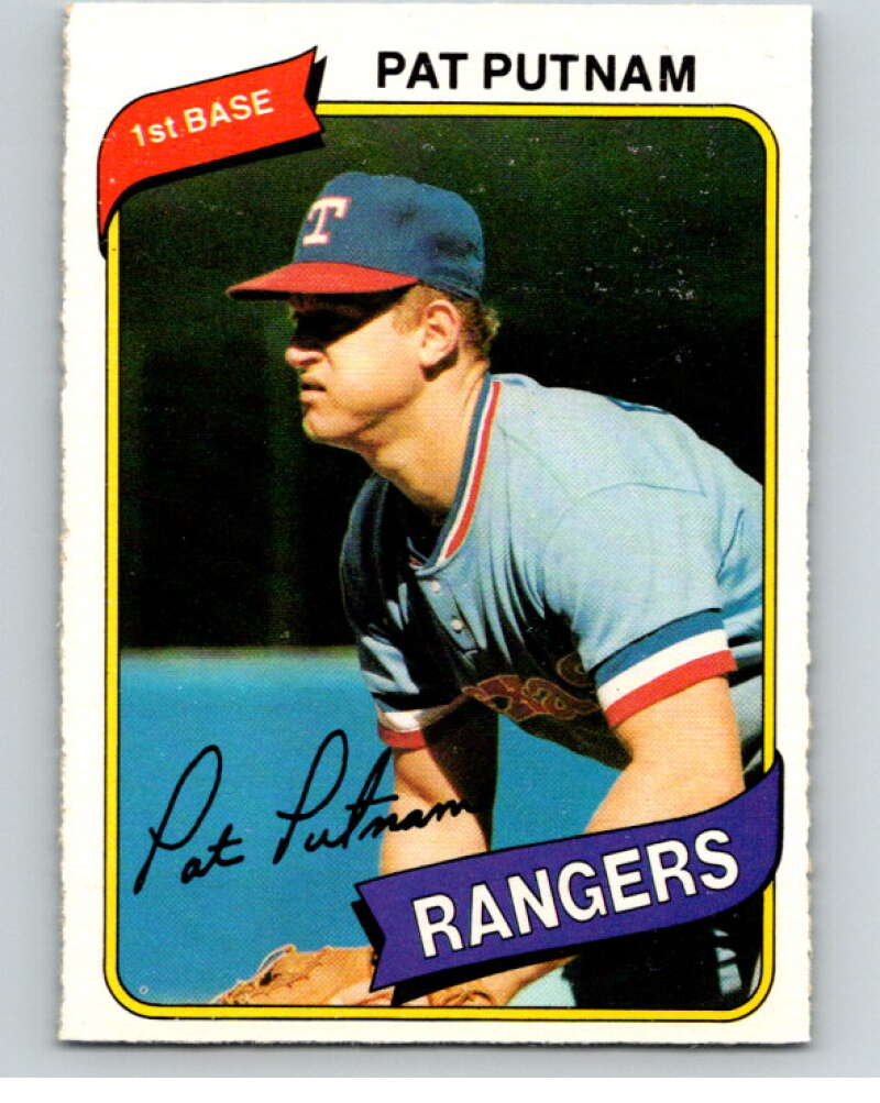 1980 O-Pee-Chee #8 Pat Putnam Texas Rangers V78824 Image 1
