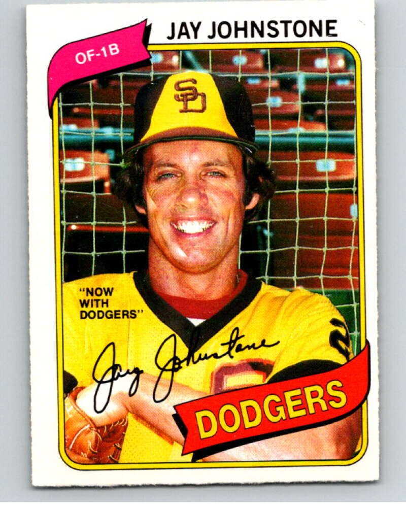 1980 O-Pee-Chee #15 Jay Johnstone Dodgers/Padres V78839 Image 1