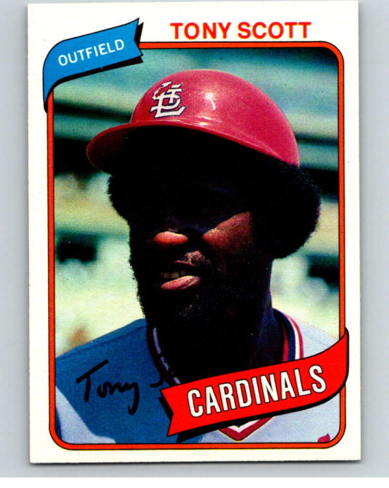 1980 O-Pee-Chee #17 Tony Scott St. Louis Cardinals V78856 Image 1