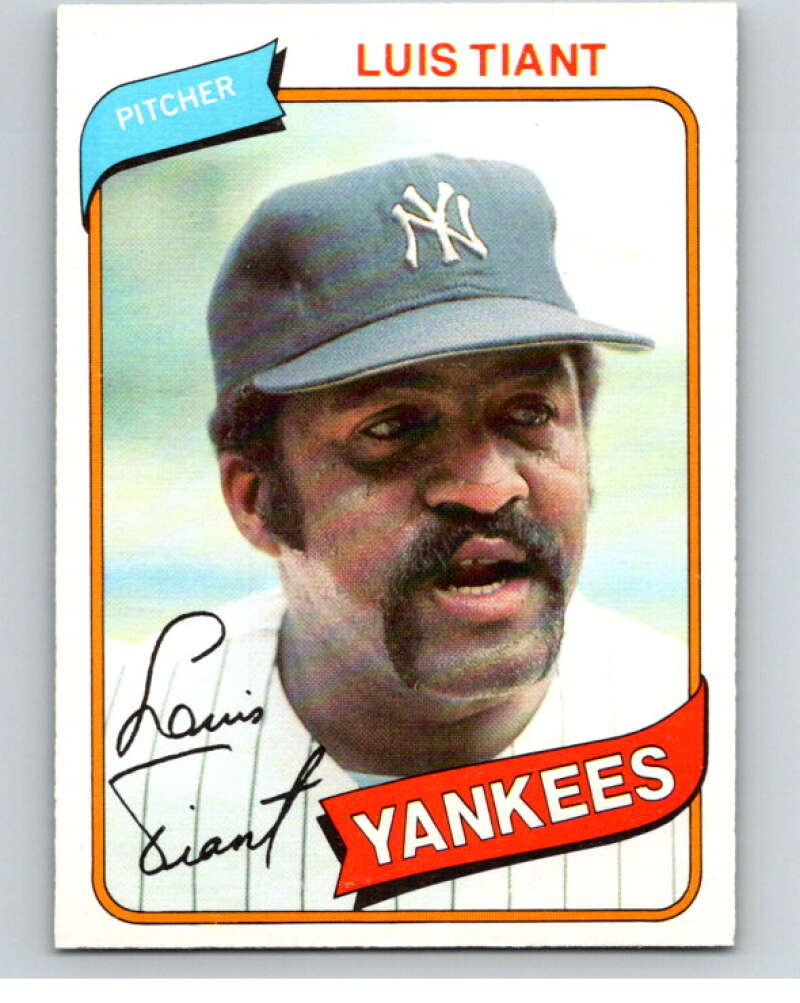 1980 O-Pee-Chee #19 Luis Tiant New York Yankees V78864 Image 1