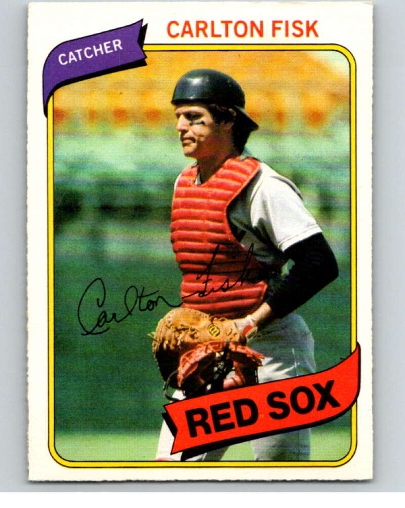 1980 O-Pee-Chee #20 Carlton Fisk Boston Red Sox V78866 Image 1