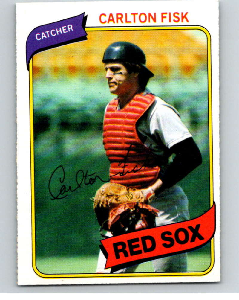 1980 O-Pee-Chee #20 Carlton Fisk Boston Red Sox V78868 Image 1