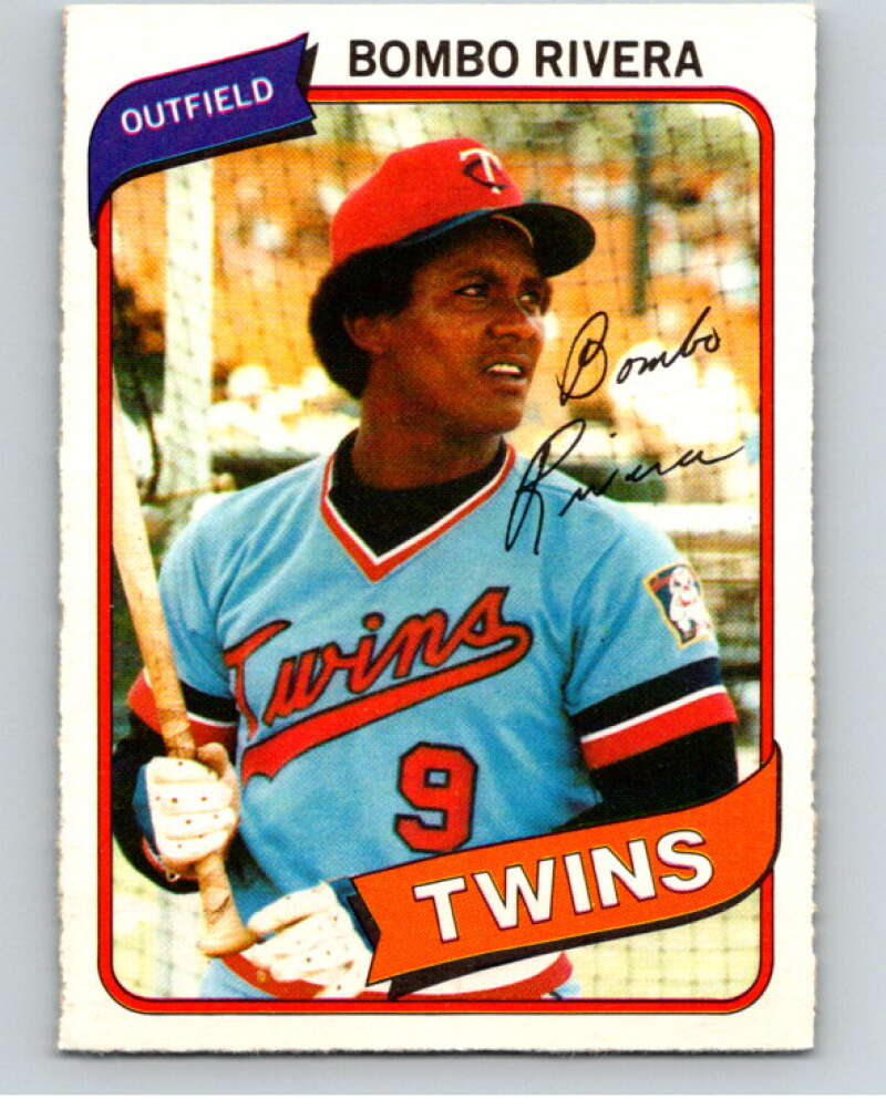 1980 O-Pee-Chee #22 Bombo Rivera Minnesota Twins V78875 Image 1