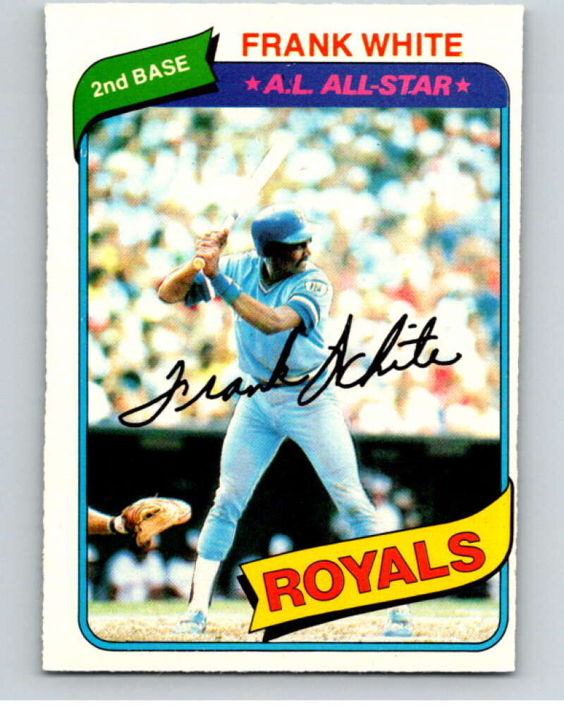 1980 O-Pee-Chee #24 Frank White Kansas City Royals V78881 Image 1