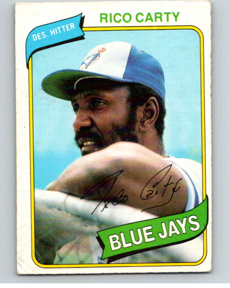 1980 O-Pee-Chee #25 Rico Carty Toronto Blue Jays V78883 Image 1