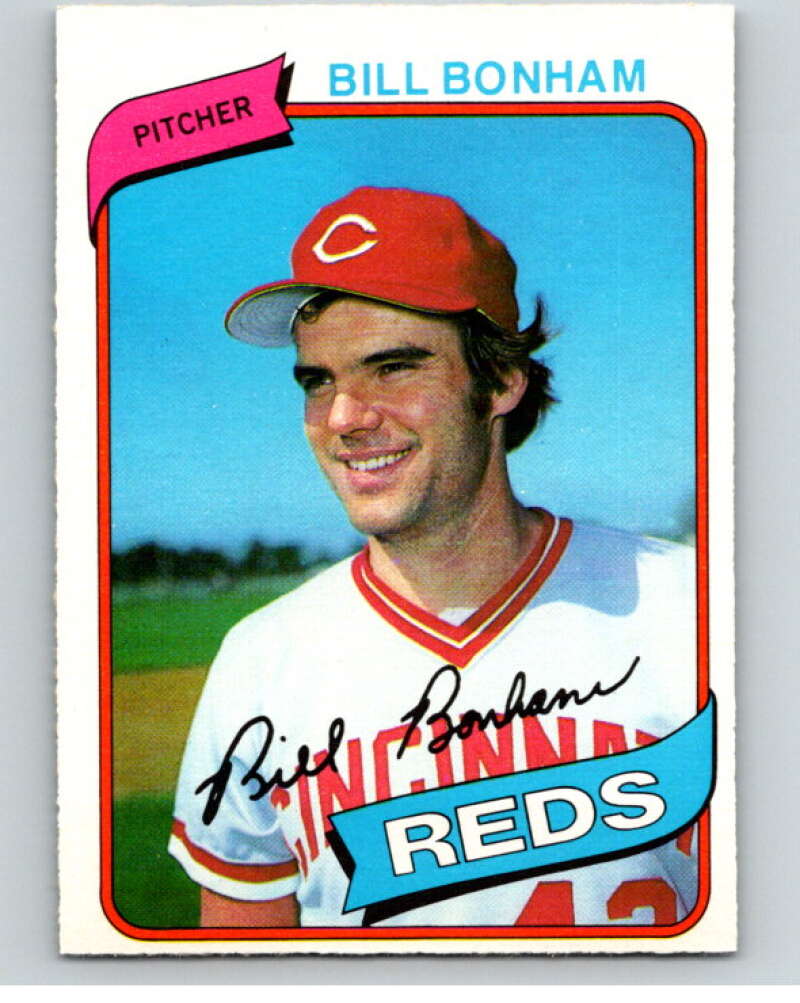 1980 O-Pee-Chee #26 Bill Bonham Cincinnati Reds V78890 Image 1