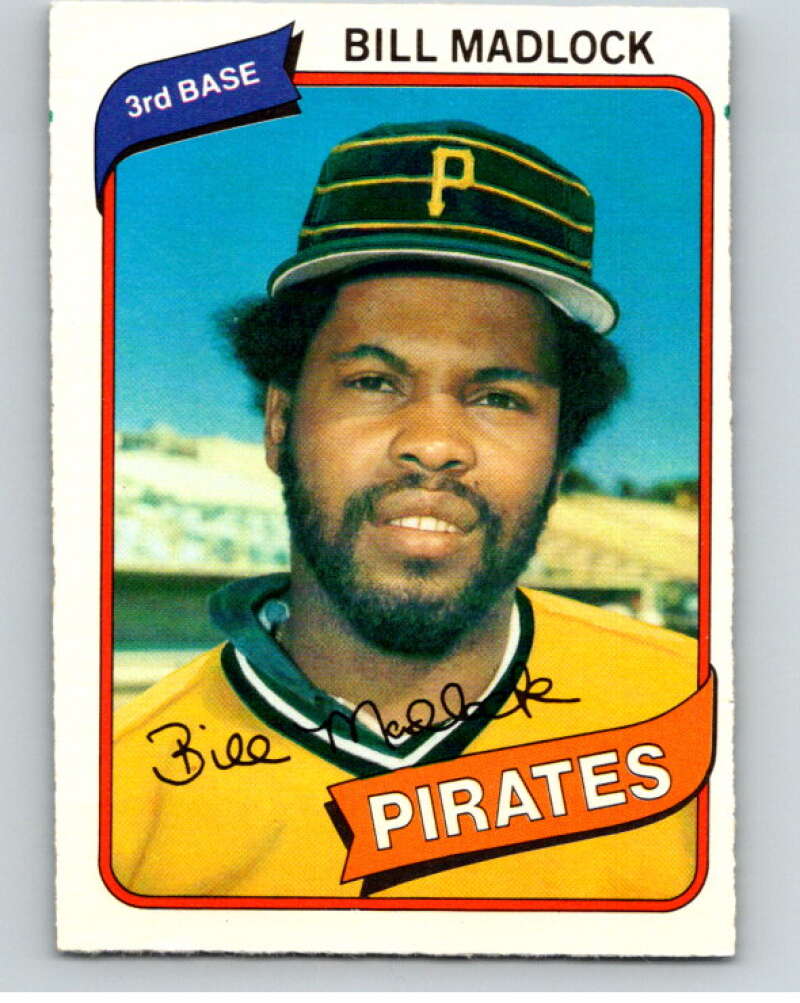 1980 O-Pee-Chee #30 Bill Madlock Pittsburgh Pirates V78901 Image 1