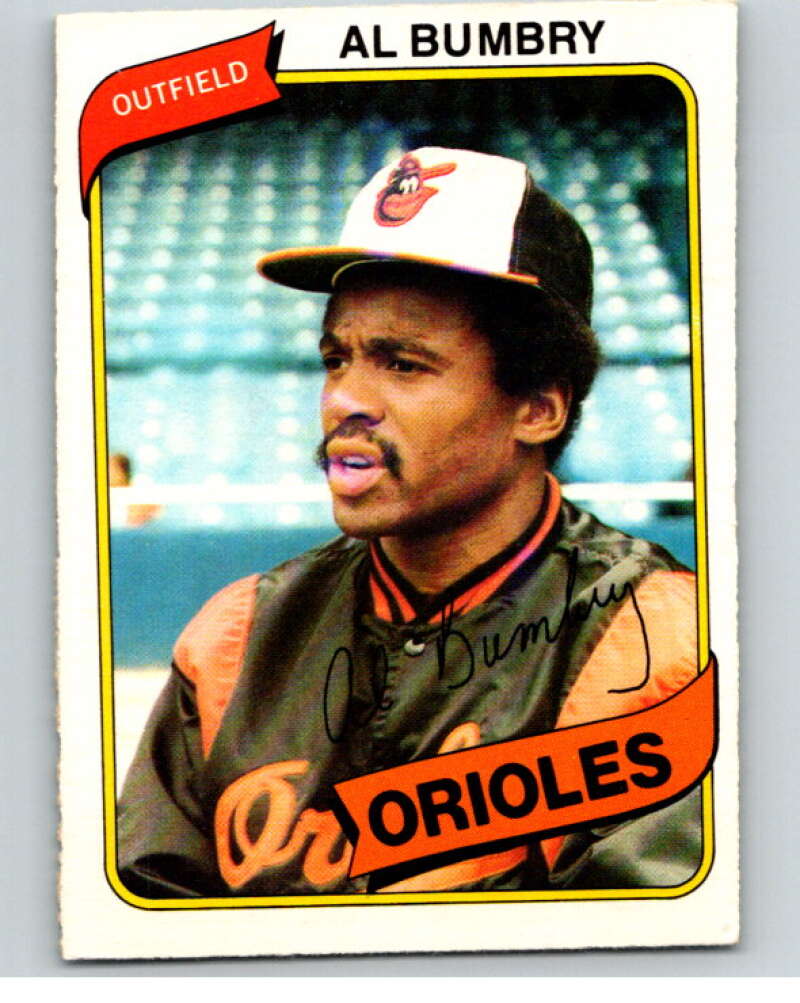 1980 O-Pee-Chee #36 Al Bumbry Baltimore Orioles V78921 Image 1
