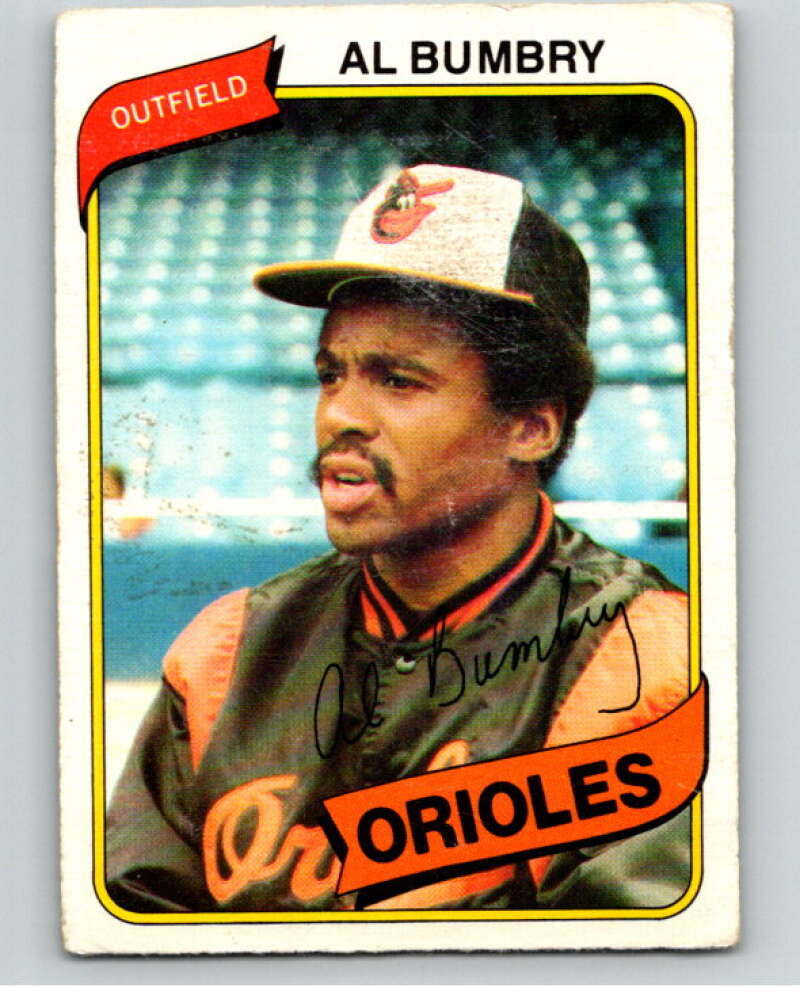 1980 O-Pee-Chee #36 Al Bumbry Baltimore Orioles V78922 Image 1