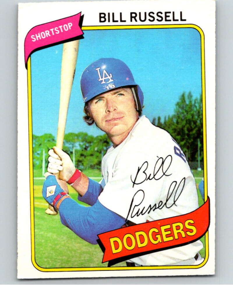 1980 O-Pee-Chee #40 Bill Russell Los Angeles Dodgers V78935 Image 1