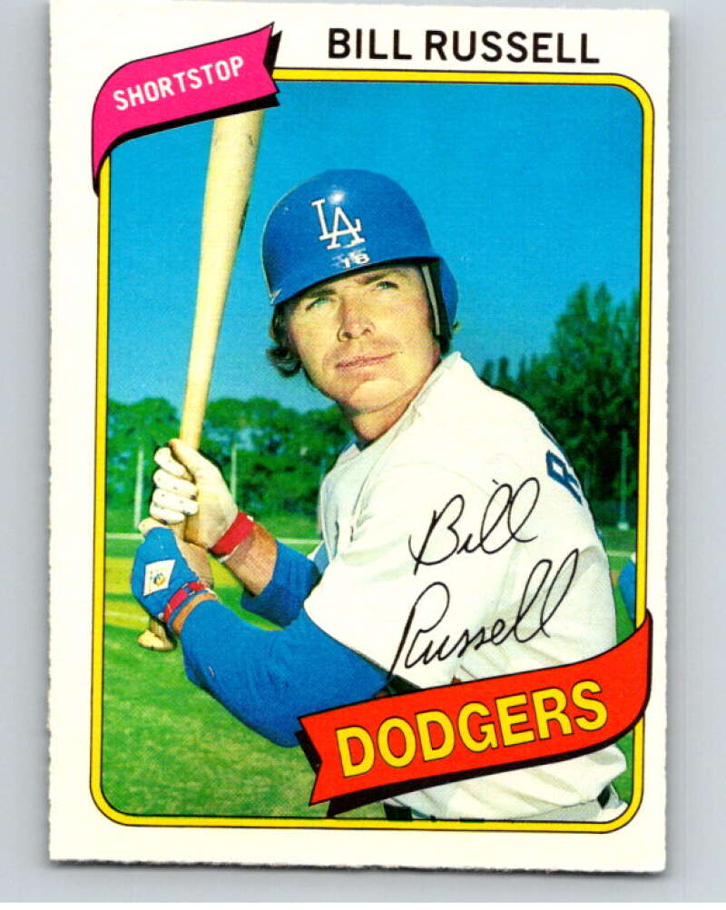 1980 O-Pee-Chee #40 Bill Russell Los Angeles Dodgers V78937 Image 1
