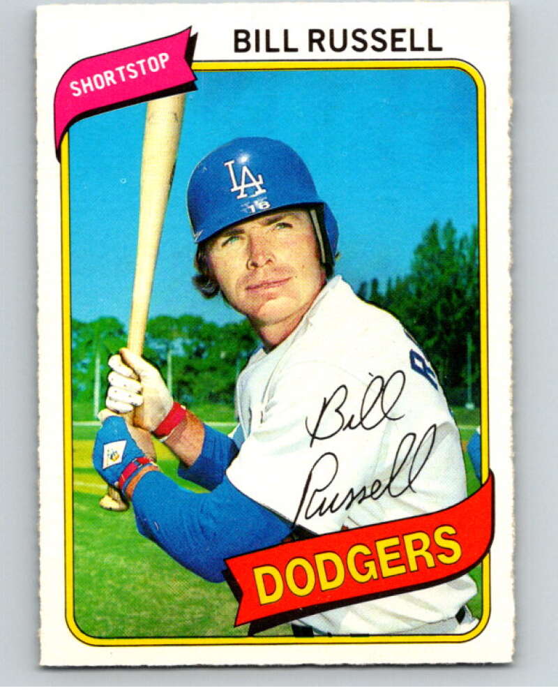 1980 O-Pee-Chee #40 Bill Russell Los Angeles Dodgers V78938 Image 1