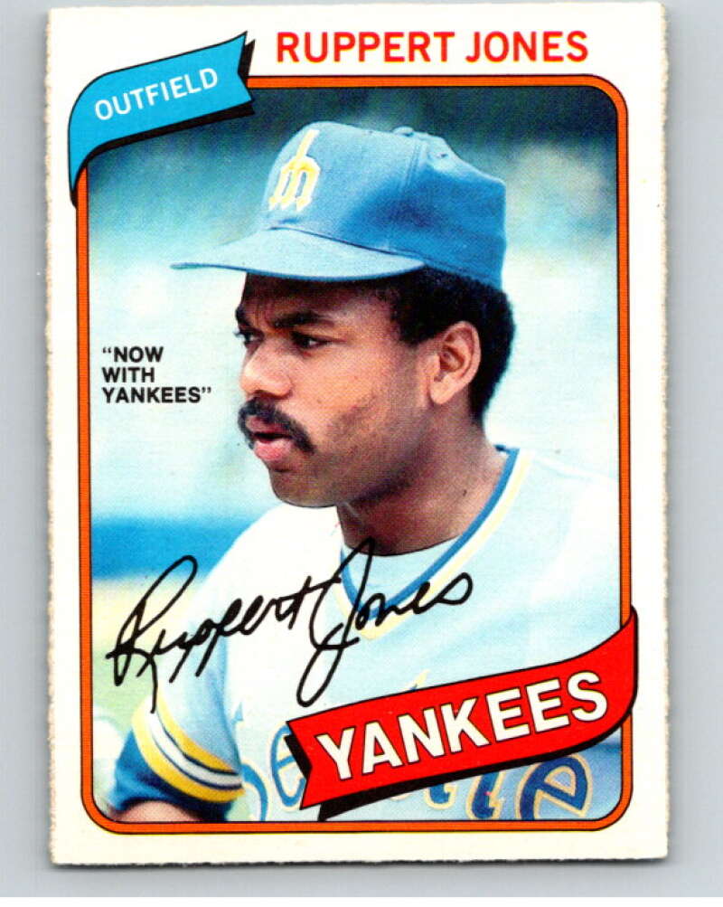 1980 O-Pee-Chee #43 Ruppert Jones New York Yankees/Mariners V78941 Image 1