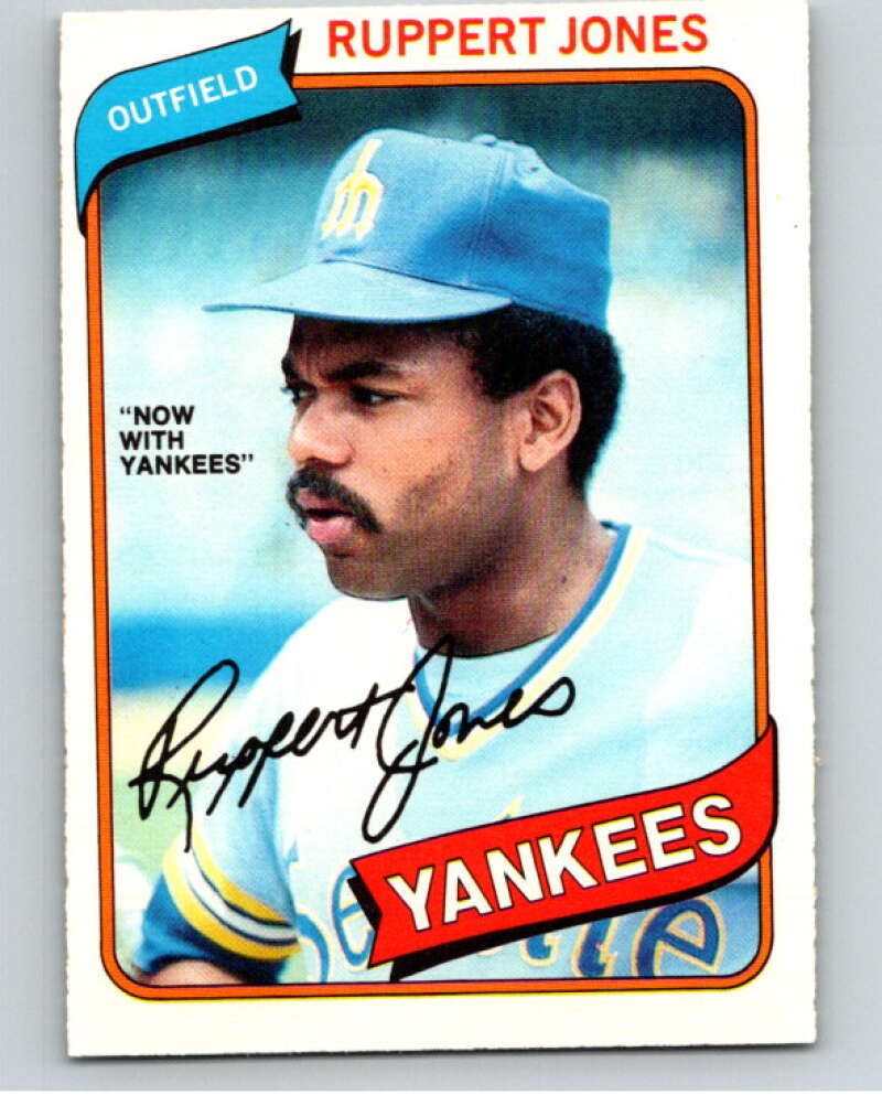 1980 O-Pee-Chee #43 Ruppert Jones New York Yankees/Mariners V78942 Image 1