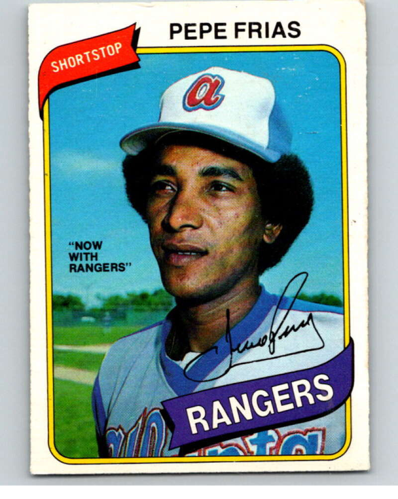 1980 O-Pee-Chee #48 Pepe Frias Texas Rangers/Atlanta Braves V78952 Image 1