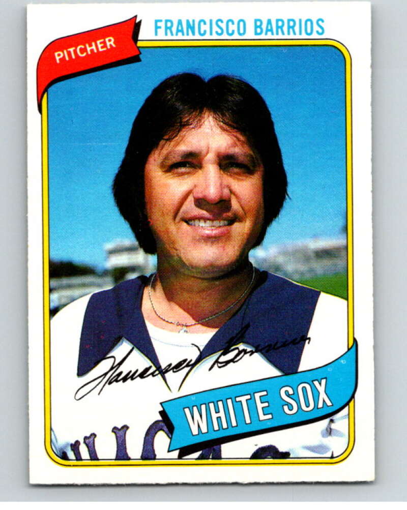 1980 O-Pee-Chee #58 Francisco Barrios Chicago White Sox V78981 Image 1